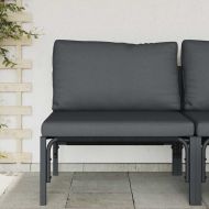 Мебели за открито Антрацит 80 x 80 x 71 cm Стомана