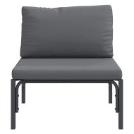 Мебели за открито Антрацит 80 x 80 x 71 cm Стомана