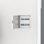 Достъпен панел 2 pcs Бяло 63 x 33 x 3 см Стомана