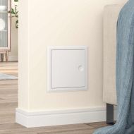 Достъпен панел 2 pcs Бяло 63 x 33 x 3 см Стомана