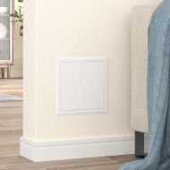 Достъпен панел 2 pcs Бяло 23 x 23 x 3 см Стомана