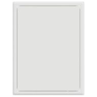 Достъпен панел Бяло 43.5 x 33 x 3 см Стомана