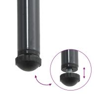 Комплект за хранене в градината 3 pcs Черно и антрацит