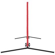 Тенис мрежа Черен и Червен 301 x 90,5 x 87 см Полиестер