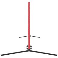 Тенис мрежа Черен и Червен 494,5 x 90 x 87 см Полиестер