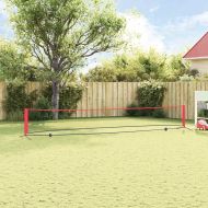 Тенис мрежа Черен и Червен 595 x 90,5 x 87 см Полиестер