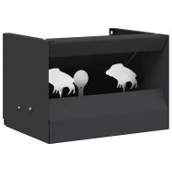 Кутия за улавяне на куршуми Черно 29 х 22 х 20 см Стомана