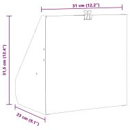 Уловител за сачми Черно 31 x 23 x 31,5 см Стомана