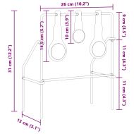 Цел за нулиране Черно 26 x 13 x 31 см Стомана