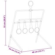 Цел за нулиране Черно 40 x 34 x 53 см Стомана
