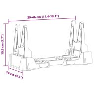 Опора за стрелба Регулирума Сив 46 x 14 x 19,5 см Пластмаса