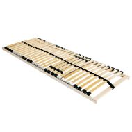 Ламелна подматрачна рамка Кафяво 90 x 190 cm Солидно бук