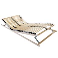 Ламелна подматрачна рамка Кафяво 80 x 190 cm Солидно бук