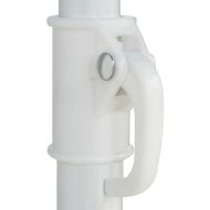 Плажен чадър Hawaii бял 240 см