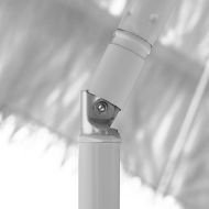 Плажен чадър Hawaii бял 240 см