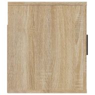 ТВ шкаф за стенен монтаж, сонома дъб, 80x34,5x40 см