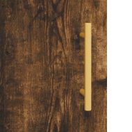 Стенни шкафове, 2 бр, опушен дъб, 69,5x34x90 см