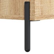 Висок шкаф, дъб сонома, 69,5x34x180 см, инженерно дърво