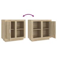 Бюфет, дъб сонома, 80x40x75 см, ПДЧ