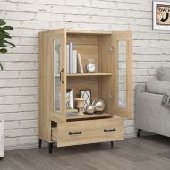 Висок шкаф, сонома дъб, 70x31x115 см, инженерно дърво