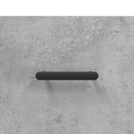 Нощно шкафче, бетонно сиво, 40x35x47,5 см, инженерно дърво