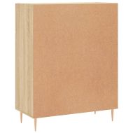 Сайдборд, дъб сонома, 69,5x34x90 см, инженерно дърво
