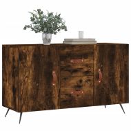 Сайдборд, опушен дъб, 100x36x60 см, инженерно дърво