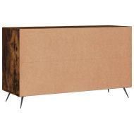 Сайдборд, опушен дъб, 100x36x60 см, инженерно дърво