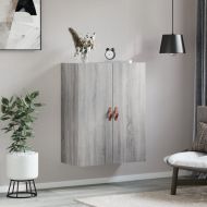Стенен шкаф сив сонома 69,5x34x90 см