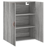 Стенен шкаф сив сонома 69,5x34x90 см