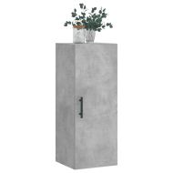 Стенен шкаф бетонно сив 34,5x34x90 см