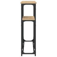 Конзолна маса, дъб сонома, 145x22,5x75 см, инженерно дърво