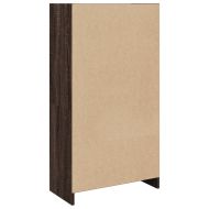 Библиотека, кафяв дъб, 57x28,5x107,5 см, инженерно дърво