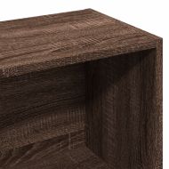 Библиотека, кафяв дъб, 57x28,5x107,5 см, инженерно дърво