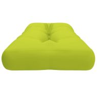 Палетна възглавница, яркозелена, 120x40x12 см, текстил