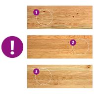 Стълбищни стъпала, 12 бр, светлокафяви, 70x30x2 см, дъб масив