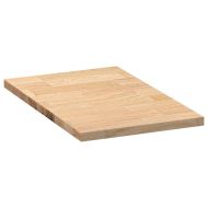 Кухненски работен плот, 40x63,5x2,7 см, дъб масив, правоъгълна