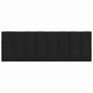 Мека табла за легло Hanko, черна, 120 см, плат