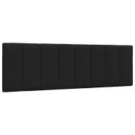 Мека табла за легло Hanko, черна, 160 см, плат