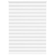 Зеброва щора бял 165x200 см Ширина на плата 160,9 см полиестер