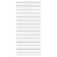 Зеброва щора бял 115x230 см Ширина на плата 110,9 см полиестер