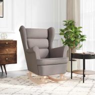 Люлеещ се стол Taupe 74x90x102 cm Fabric