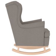Люлеещ се стол Taupe 74x90x102 cm Fabric