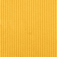 Разтегателен диван с подлакътници светложълт 54 см