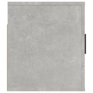 ТВ шкаф за стенен монтаж, бетонно сиво, 100x34,5x40 см