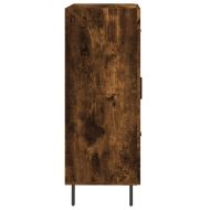 Сайдборд, опушен дъб, 69,5x34x90 см, инженерно дърво