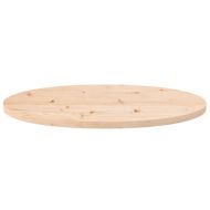 Плот за маса 70x35x2,5 см, масивна дървесина, бор, овален