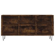 ТВ шкаф, опушен дъб, 103,5x30x50 см, инженерно дърво