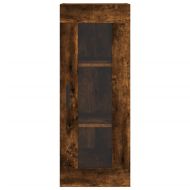 Стенен шкаф опушен дъб 34,5x34x90 см