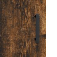 Стенен шкаф опушен дъб 34,5x34x90 см